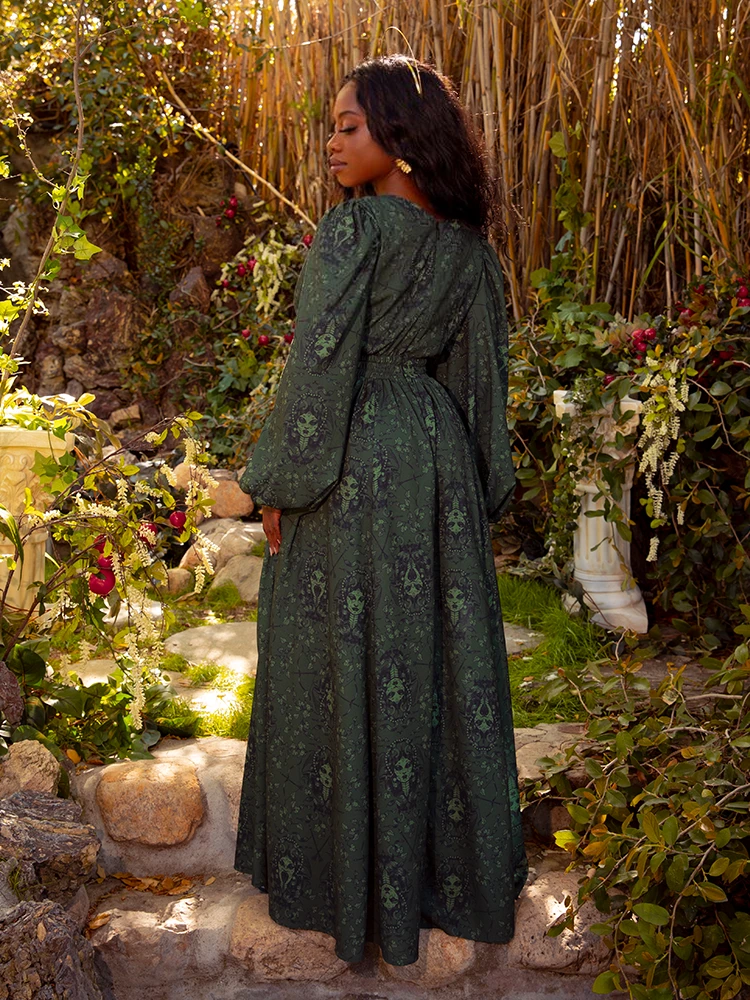 Heroine Maxi Dress In Medusa Print 10 Heroine Maxi Dress In Medusa Print - Image 9