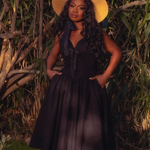 Ambrosia Dress In Black -Elegant Ladies Wear Ambrosia Dress Black 5