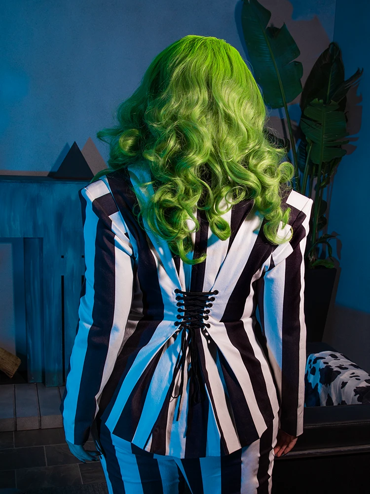 BEETLEJUICE™ Striped Corset Blazer 18 BEETLEJUICE™ Striped Corset Blazer - Image 16