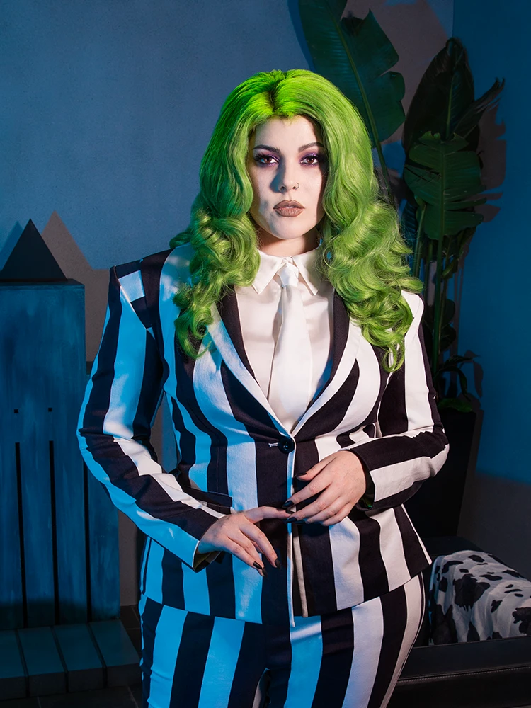 BEETLEJUICE™ Striped Corset Blazer 14 BEETLEJUICE™ Striped Corset Blazer - Image 12