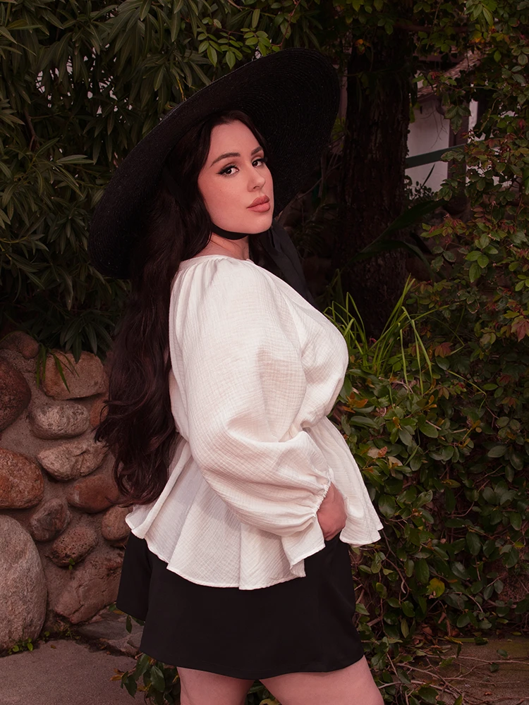 FINAL SALE - Coven Tunic Top In Antique Papyrus 4 FINAL SALE - Coven Tunic Top In Antique Papyrus - Image 2