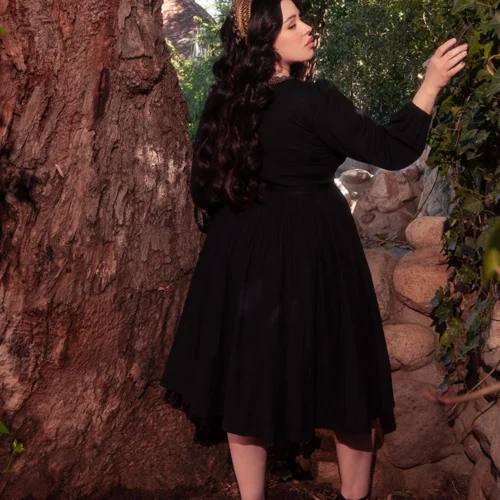 Dark Forest Dress In Black -Elegant Ladies Wear Dark Forest Dress 1