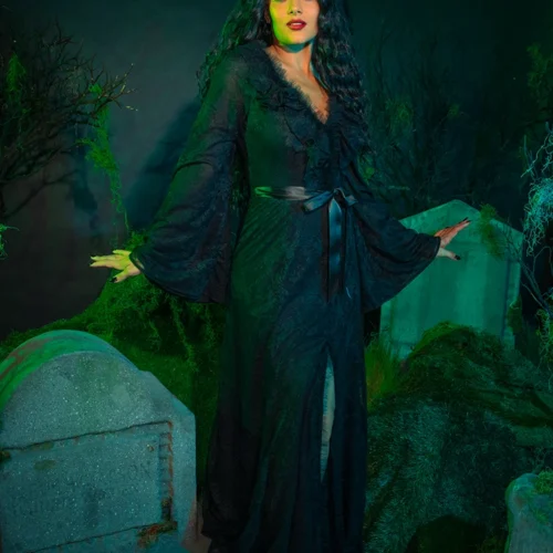 Beetlejuice Beetlejuice™ Delores Dress In Black Lace