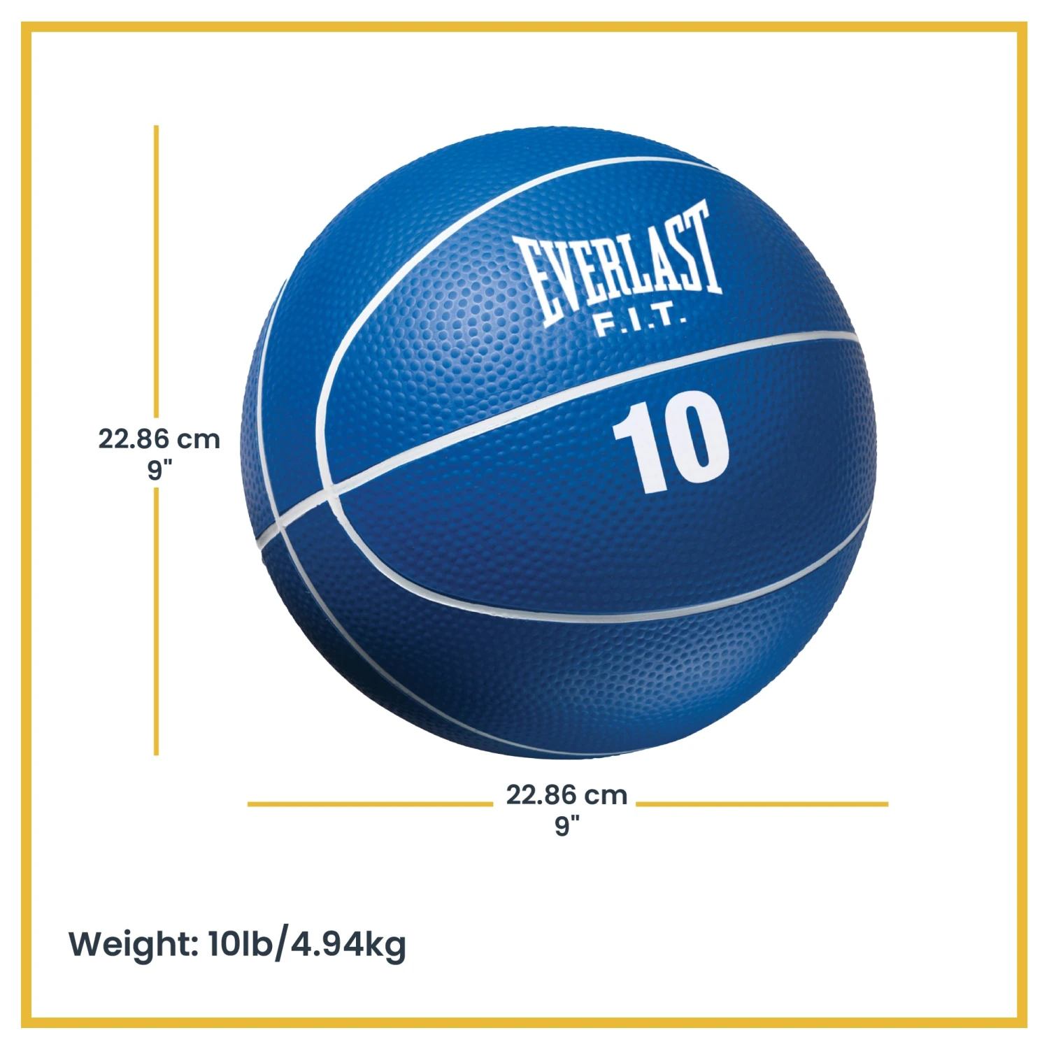 Everlast 10lb Medicine Ball 7 Everlast 10lb Medicine Ball - Image 5