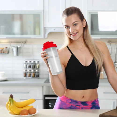 Everlast 600ml Shaker Bottle -Elegant Ladies Wear EE8017RD 600MLWaterBottle RED 07