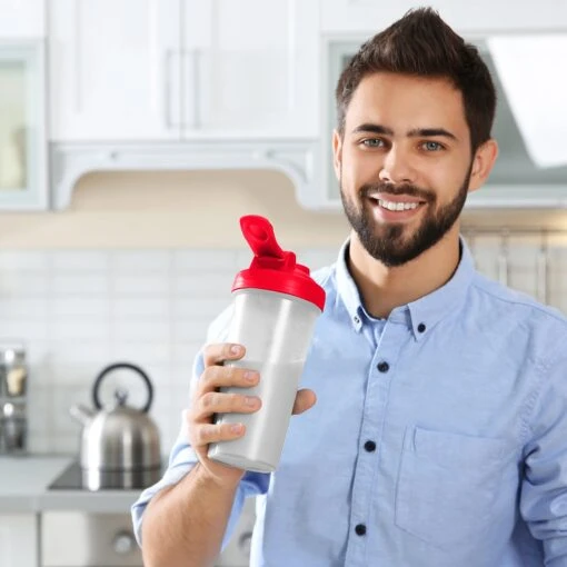 Everlast 600ml Shaker Bottle -Elegant Ladies Wear EE8017RD 600MLWaterBottle RED 09