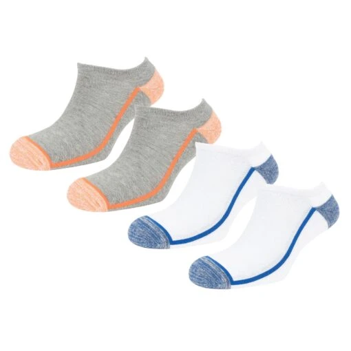 Everlast Men's No Show Socks - 4 Pack -Elegant Ladies Wear EV003 COMB MI EVERLAST 22 289cff70 c455 4492 98ee 11e7b34f68d9