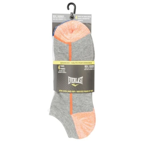 Everlast Men's No Show Socks - 4 Pack -Elegant Ladies Wear EV003 COMB PVI EVERLAST 22 60c72026 b755 49e4 9b26 d529a024c6a8