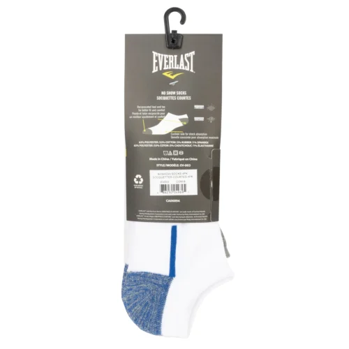 Everlast Men's No Show Socks - 4 Pack -Elegant Ladies Wear EV003 COMB PVI1 EVERLAST 22 0c741dbc bca4 454a a522 80d135943b8c