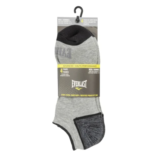Everlast Men's No Show Socks - 4 Pack -Elegant Ladies Wear EV003 COMC PVI EVERLAST 22 9872b73d 674d 4373 9300 5f7d080d52c9