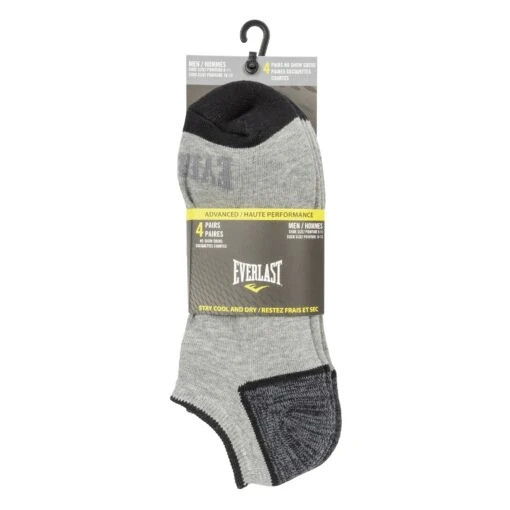 Everlast Men's No Show Socks - 4 Pack -Elegant Ladies Wear EV003 COMC PVI EVERLAST 22 9872b73d 674d 4373 9300 5f7d080d52c9