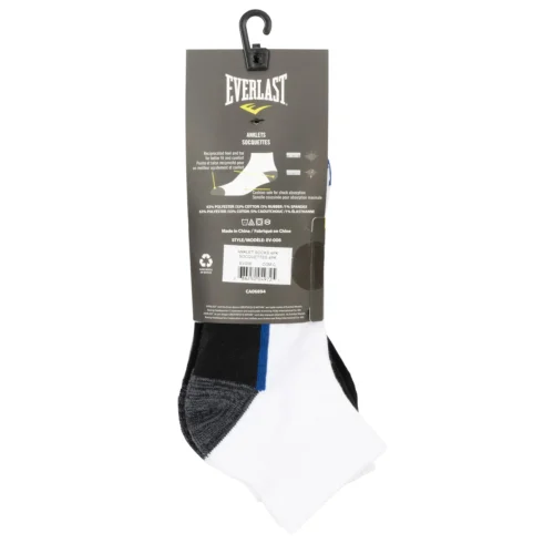 Everlast Men's Anklet Socks - 4 Pack -Elegant Ladies Wear EV006 COMC PVI1 EVERLAST 22 97ae1e31 6b22 43ba 88b9 9fcf1cd01b69