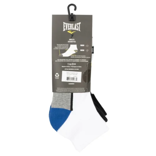 Everlast Men's Anklet Socks - 4 Pack -Elegant Ladies Wear EV006 COMD PVI1 EVERLAST 22 c5a43eb1 840d 4615 8c4f a25ce6ad9b7d