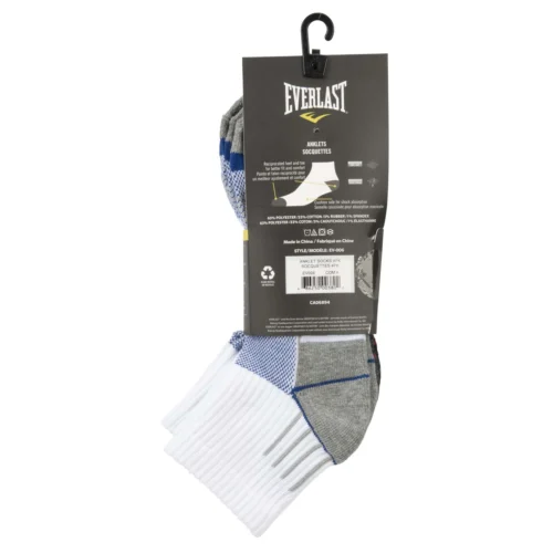 Everlast Men's Anklet Socks - 4 Pack -Elegant Ladies Wear EV006A 04 bc9773ef 30a2 4f35 90c3 fe2e0f5ed7cb