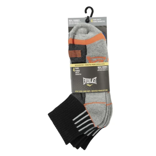 Everlast Men's Anklet Socks - 4 Pack -Elegant Ladies Wear EV006B 05 3cadf24e 9780 4f2c bbb5 2b11194e2acd