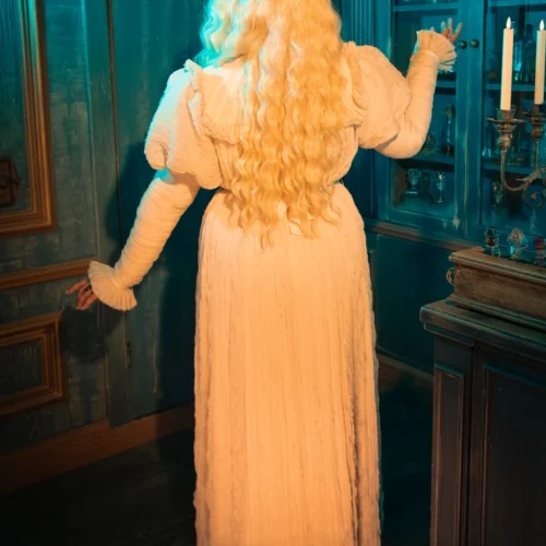 CRIMSON PEAK™ Edith Victorian Gown In Ivory -Elegant Ladies Wear Edith Gown 10