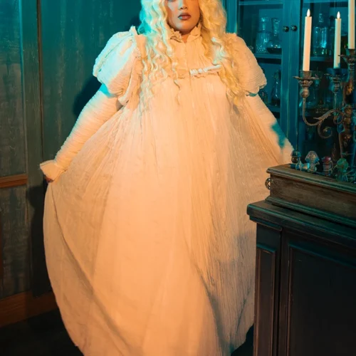 CRIMSON PEAK™ Edith Victorian Gown In Ivory -Elegant Ladies Wear Edith Gown 8