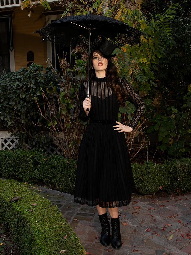 Funeral Dress In Black 5 Funeral Dress In Black - Image 3