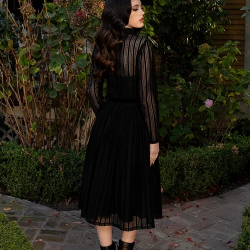 Funeral Dress In Black 23 Funeral Dress In Black -Elegant Ladies Wear Funeral Dress 2