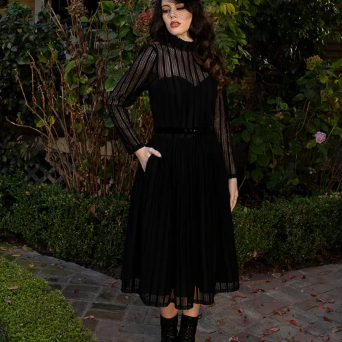 Funeral Dress In Black 19 Funeral Dress In Black -Elegant Ladies Wear Funeral Dress 6