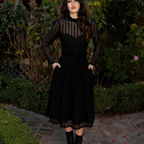 Funeral Dress In Black 17 Funeral Dress In Black -Elegant Ladies Wear Funeral Dress 7