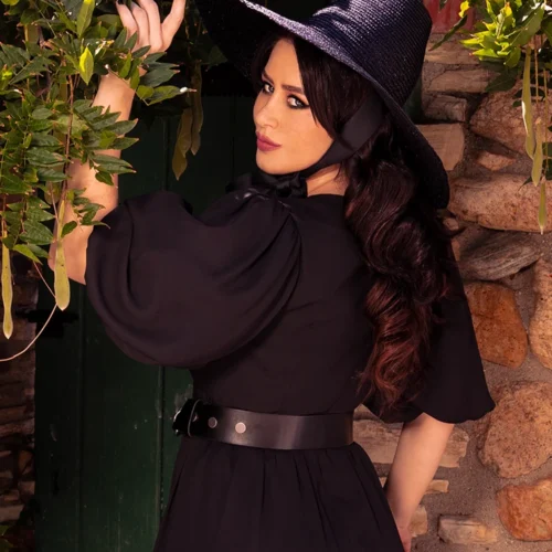 Victorian Hands Belt In Silver -Elegant Ladies Wear Hand Belt Silver 5