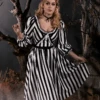 Sleepy Hollow™ The Katrina Dress In Black And White -Elegant Ladies Wear Katrina 8