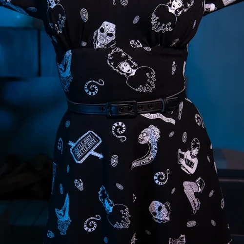 FINAL SALE - BEETLEJUICE™ Afterlife Dress -Elegant Ladies Wear LFBeetlejuiceAfterlifeDress3