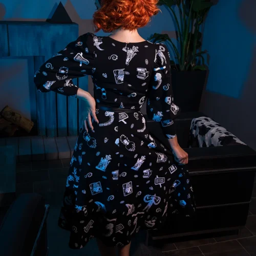 FINAL SALE - BEETLEJUICE™ Afterlife Dress -Elegant Ladies Wear LFBeetlejuiceAfterlifeDress4