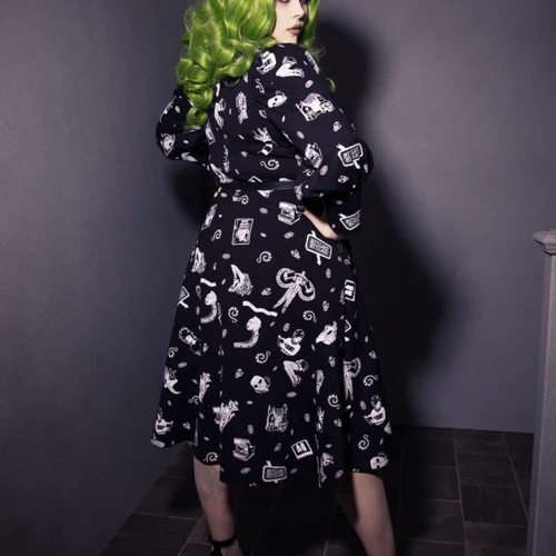 FINAL SALE - BEETLEJUICE™ Afterlife Dress -Elegant Ladies Wear LFBeetlejuiceAfterlifeDress6