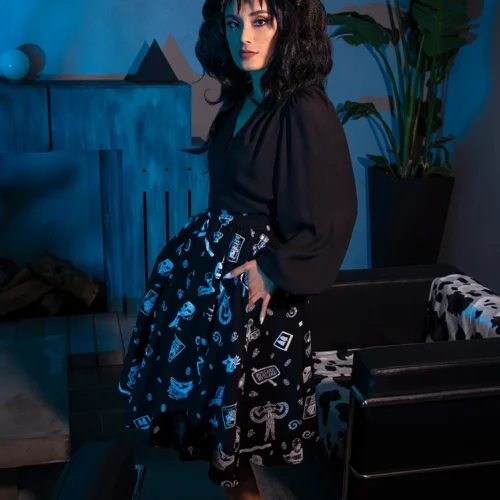 FINAL SALE - BEETLEJUICE™ Afterlife Skirt 15 FINAL SALE - BEETLEJUICE™ Afterlife Skirt -Elegant Ladies Wear LFBeetlejuiceAfterlifeSkirt5