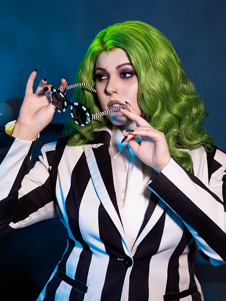 BEETLEJUICE™ Striped Corset Blazer 20 BEETLEJUICE™ Striped Corset Blazer - Image 18