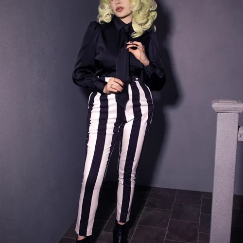BEETLEJUICE™ Striped Pants -Elegant Ladies Wear LFBeetlejuiceStripedPants3