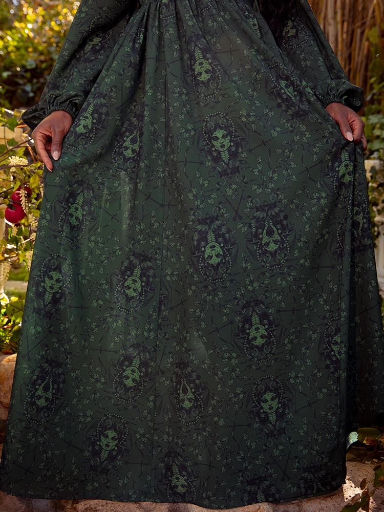 Heroine Maxi Dress In Medusa Print 9 Heroine Maxi Dress In Medusa Print - Image 8