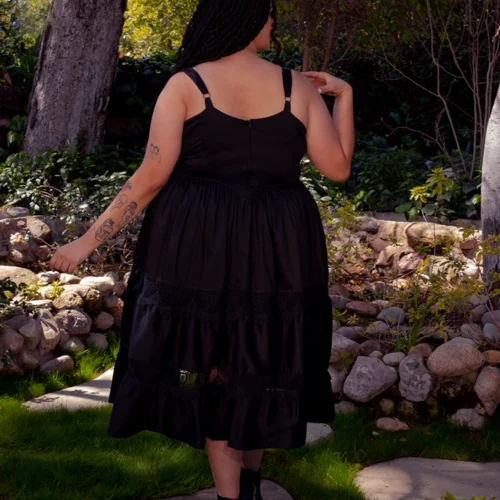 Pickety Witch Dress In Black -Elegant Ladies Wear Pickety Witch Dress 1