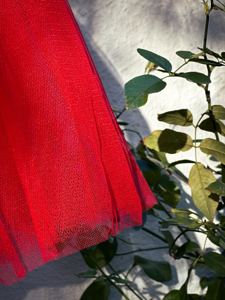 Vintage Style Crinoline In Red 3 Vintage Style Crinoline In Red - Image 2