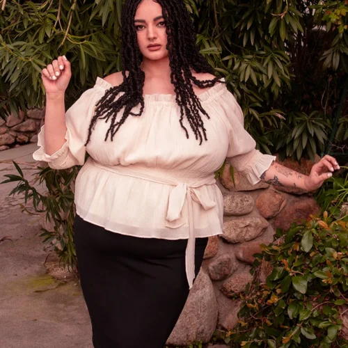 FINAL SALE - Ritual Peasant Top In Papyrus