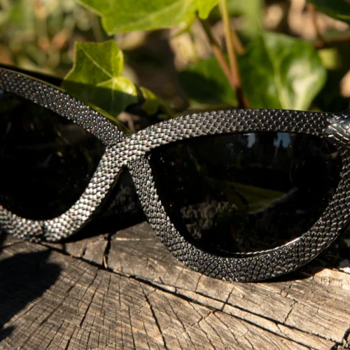 Serpent Sunglasses In Black -Elegant Ladies Wear SNAKE BLACK 1