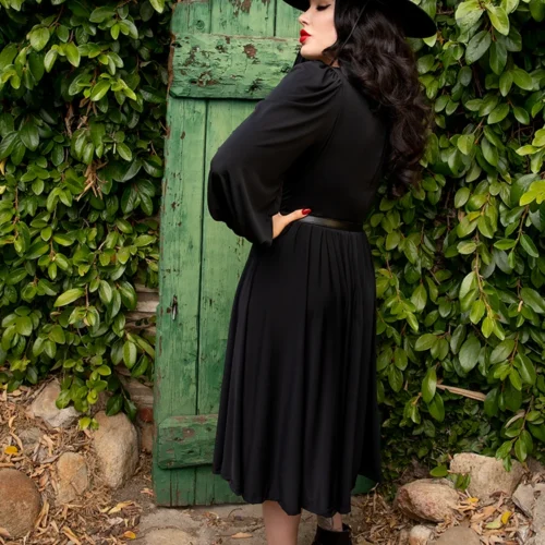 Salem Dress In Black -Elegant Ladies Wear Salem Dress Black 1