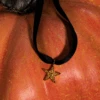 FINAL SALE - Sleepy Hollow™ Katrina Star Pendant Necklace (multiple Colors) -Elegant Ladies Wear Sleepy Hollow Star Black Crop