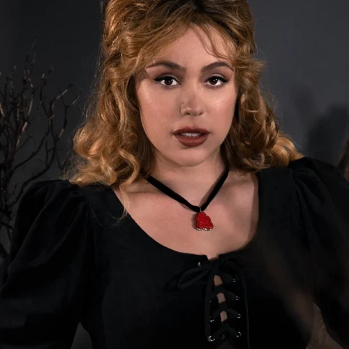 FINAL SALE - Sleepy Hollow™ Van Garrett Wax Seal Necklace -Elegant Ladies Wear Sleepy Hollow Wax Seal Crop 2