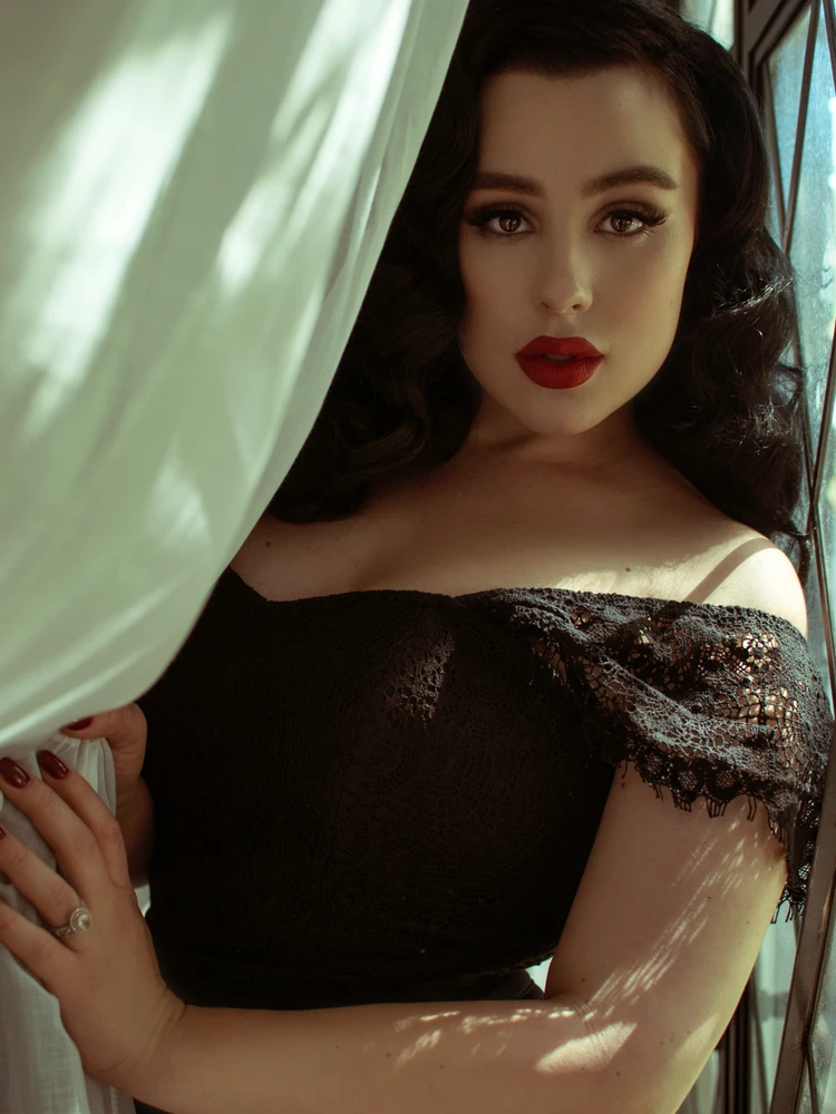 Southern Gothic Bustier Top In Black 5 Southern Gothic Bustier Top In Black - Image 3