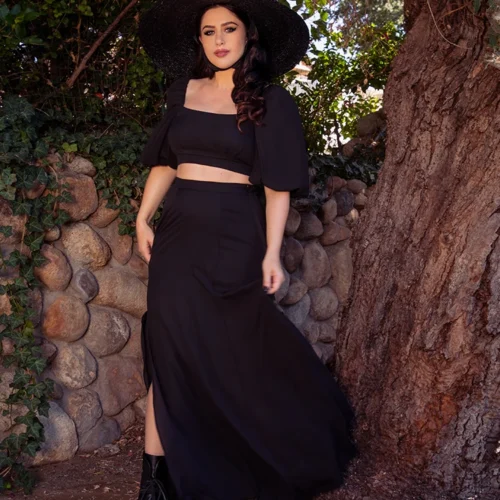 Elegant Ladies Wear -Elegant Ladies Wear Thistle Set Black 5