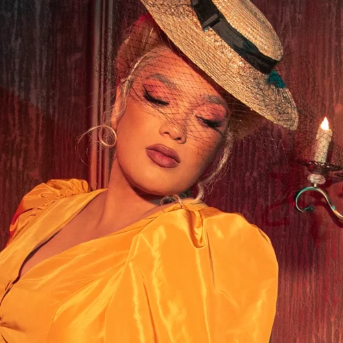 Wicker Tilt Hat With Black Veil -Elegant Ladies Wear Tilt Hat 2