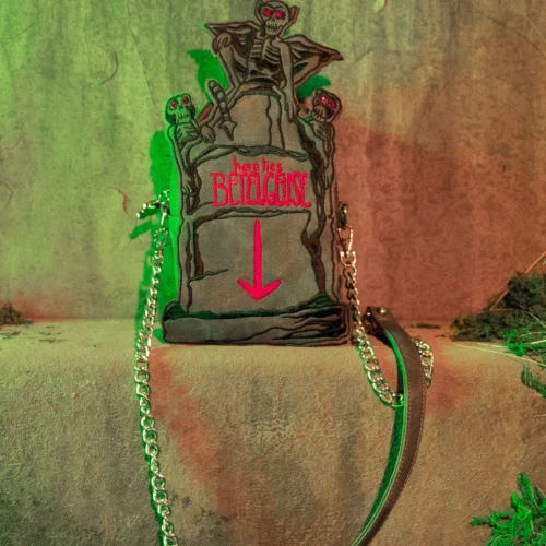 FINAL SALE - BEETLEJUICE™ Tombstone Crossbody Bag -Elegant Ladies Wear Tombstone Bag 5