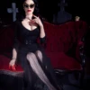 Vampira® Show Gown By La Femme En Noir 1 Vampira® Show Gown By La Femme En Noir -Elegant Ladies Wear Vampira Show Gown 5