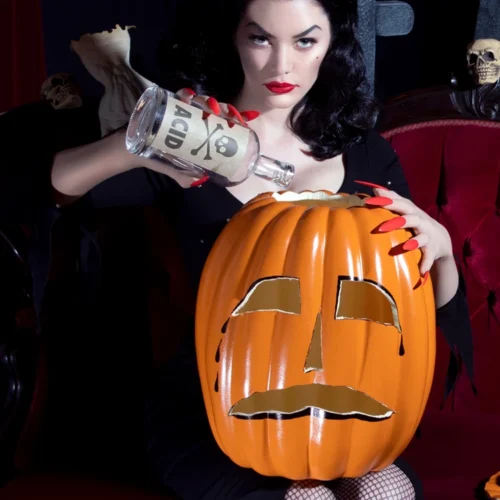 Vampira® Show Gown By La Femme En Noir -Elegant Ladies Wear Vampira Show Gown 9