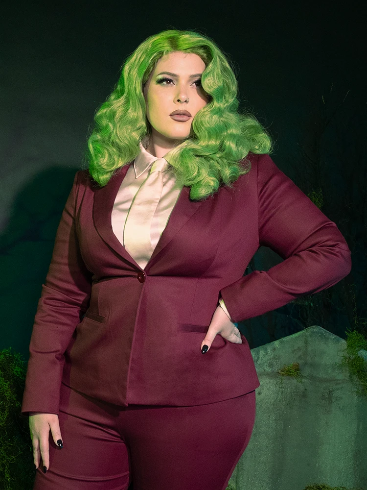 Beetlejuice Beetlejuice™ Wedding Blazer In Burgundy 6 Beetlejuice Beetlejuice™ Wedding Blazer In Burgundy - Image 4