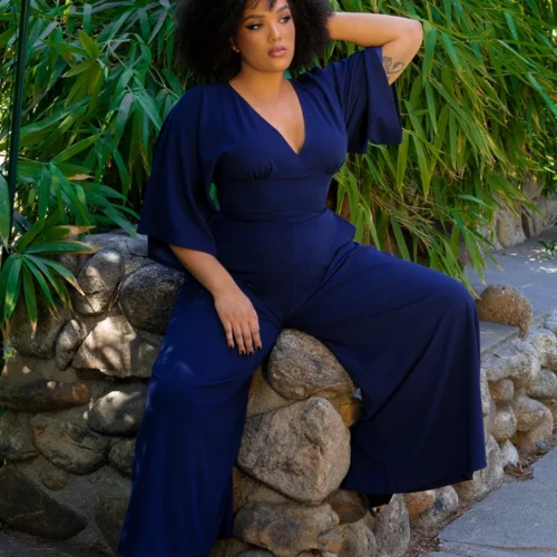 FINAL SALE - Black Widow Palazzo Pants In Navy 16 FINAL SALE - Black Widow Palazzo Pants In Navy -Elegant Ladies Wear Wide Leg Navy 9