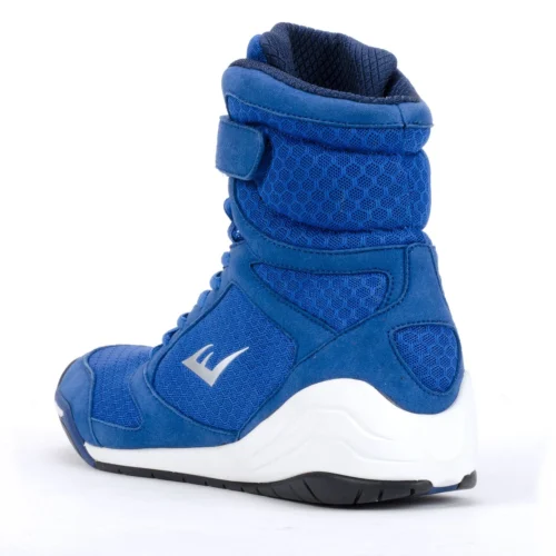 Everlast Elite Blue High Top Boxing Shoes -Elegant Ladies Wear elite blue backangle 906f2433 444e 4164 a6b4 b159716eaad1
